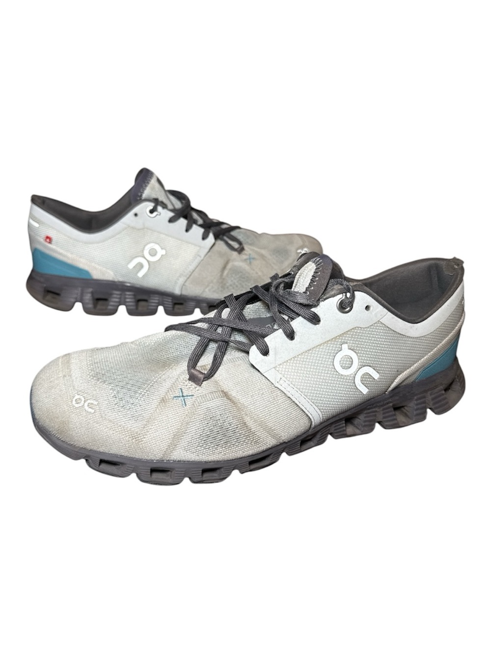 On Cloud X 3 Glacier Iron Men's Training Shoes 9.5 Gray Blue